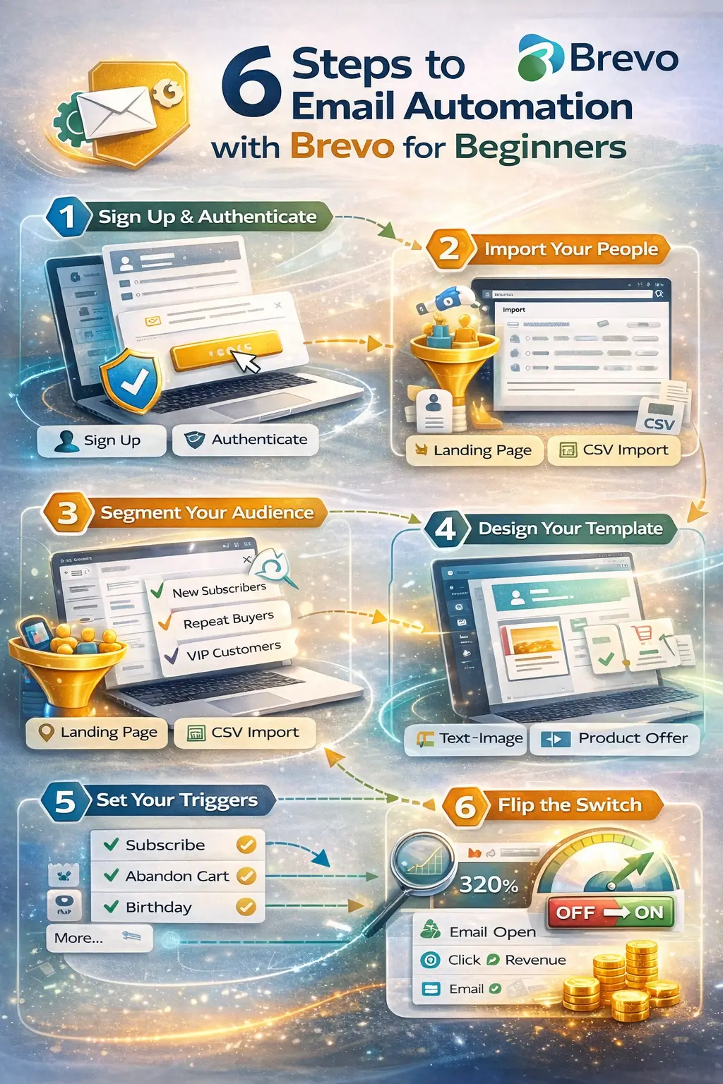 6 Steps to Email Automation with Brevo for Beginners